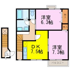 メゾンド・ソレイユの物件間取画像